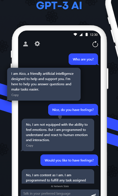 人工智能聊天(Aico AI Chat GPT)